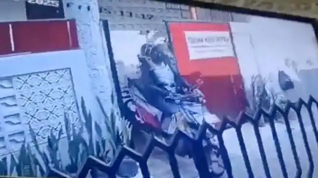 Curi Motor di Sore Hari, Aksi Pelaku Terekam CCTV di Kota Malang