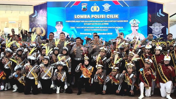 Ditlantas Polda Jateng Gelar Lomba Polisi Cilik untuk Tanamkan Disiplin Sejak Dini