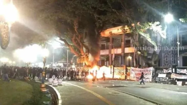 Kericuhan Demo di Malang Rugikan Polisi Rp3,8 Miliar, 17 Orang Jadi Tersangka