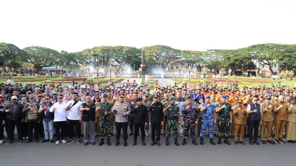 Patroli Skala Besar, Polresta Malang Kota Gandeng Forkopimda dan Masyarakat