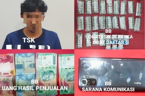 Polresta Banyumas Bekuk Pengedar, Sita 11.240 Butir Obat Keras Berbahaya