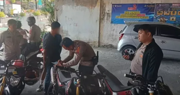 Polres Klaten Tindak 50 Motor Knalpot Brong, Mayoritas Pengendara Remaja