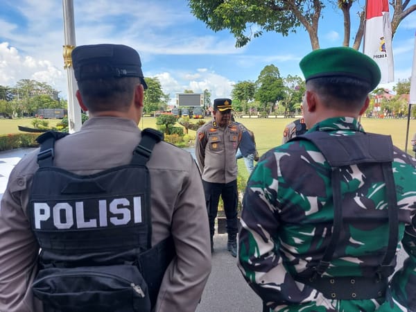 Wujudkan Keamanan, Polda Kalteng Laksanakan Patroli Gabungan Skala Besar