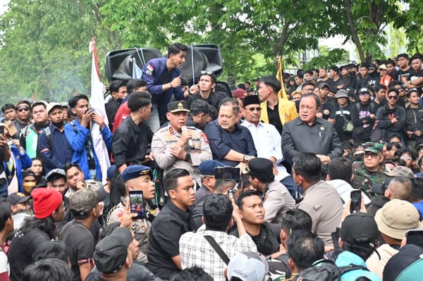 Unjuk Rasa Berjalan Aman, Polda Kalsel Sampaikan Terima Kasih kepada Massa Aksi