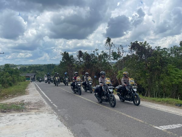 TNI-Polri dan Instansi Terkait Gelar Patroli Skala Besar di Barito Utara Jaga Kamtibmas