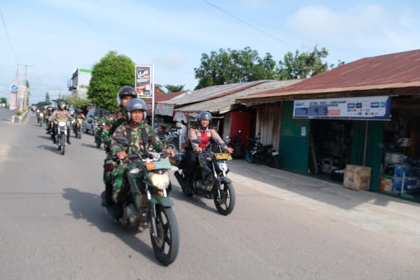 TNI-Polri Gelar Patroli Gabungan Skala Besar di Lamandau, Jaga Kamtibmas dan Kondusifitas