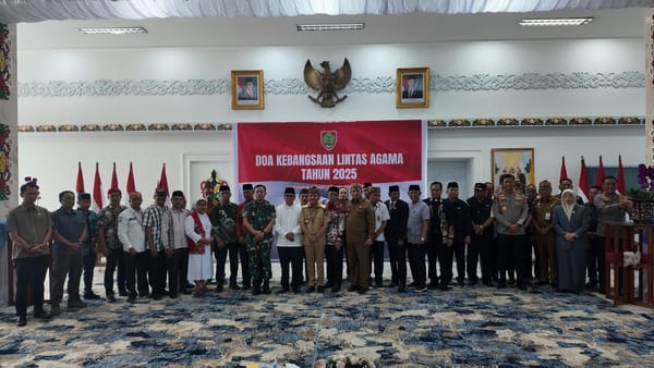 Kapolda Kalteng Hadiri Doa Bersama Lintas Agama, Harapkan Situasi Tetap Kondusif