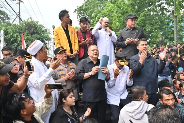 Polisi Apresiasi Aksi Damai di DPRD Kalsel Berjalan Kondusif