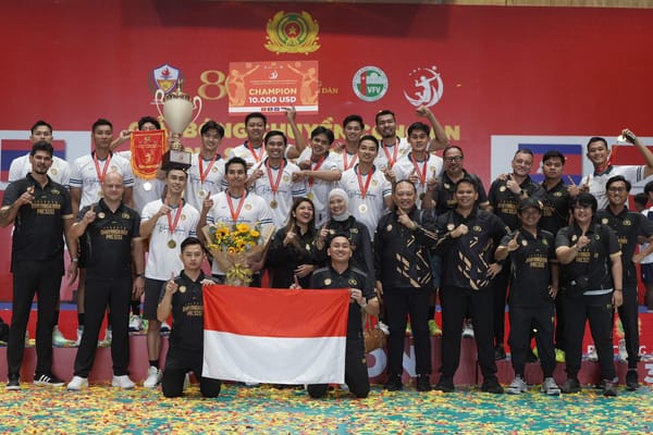 Jakarta Bhayangkara Presisi Raih Gelar Juara di Turnamen Voli Internasional Vietnam