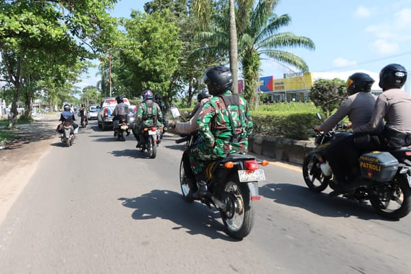 Jaga Ketertiban, Polres Kotim Laksanakan Patroli Gabungan Antisipasi Aksi Premanisme