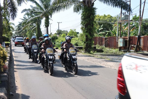 Cegah Gangguan Kamtibmas, Polres Kotim dan TNI Gelar Patroli Gabungan