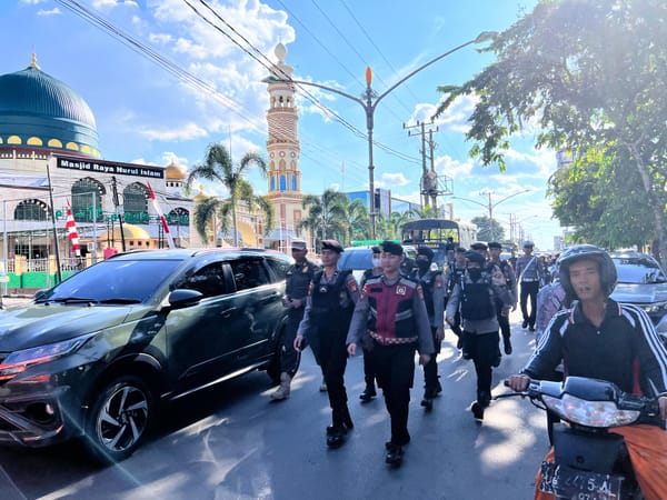 Sinergi TNI, Polri, dan Pemprov: Patroli Gabungan Digelar di Palangka Raya Usai Demo Serentak
