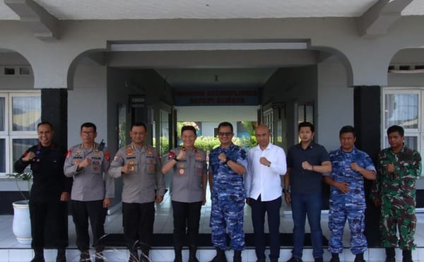 Silaturahmi Wakapolda Sumbar dan Danlanud Sutan Sjahrir Jadi Simbol Kekompakan TNI-Polri