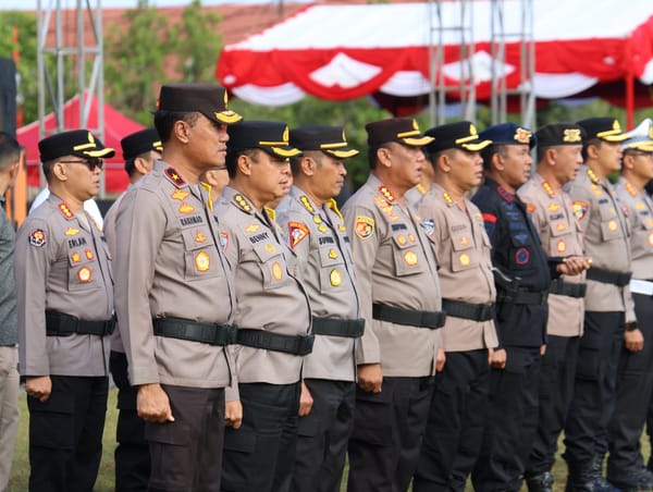 Polda Kalteng Gelar Apel Operasi Aman Nusa I Telabang 2025 Fokus Pemulihan Kamtibmas