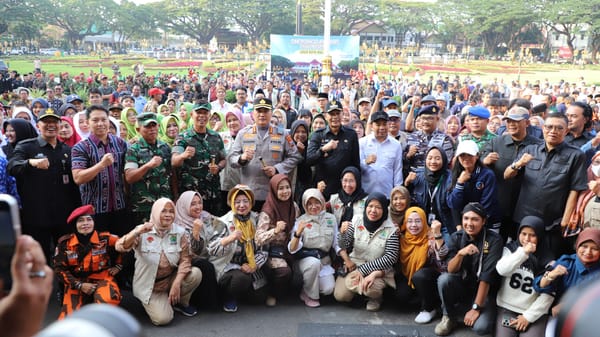 Elemen Warga Bersatu, Apel Deklarasi Jogo Kondusivitas Malang Digelar
