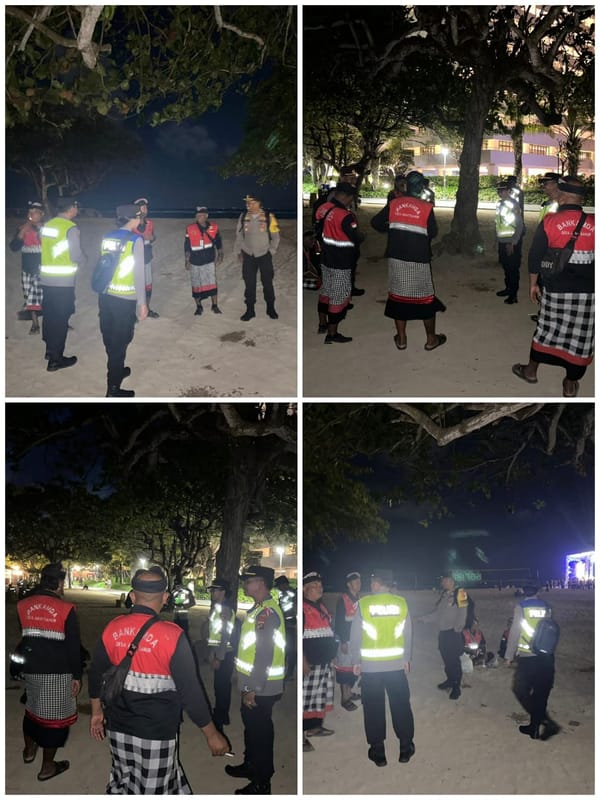 Polri Sinergi Pecalang Amankan Chandi Musik Performanc