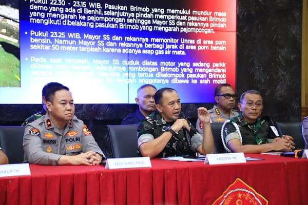 Sinergi TNI-Polri Jadi Kunci Stabilitas Pasca Kericuhan Unjuk Rasa