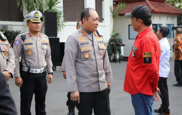 Wujudkan Kamtibmas, Kapolresta Malang Kota Peringatkan Oknum Provokasi di Organisasi
