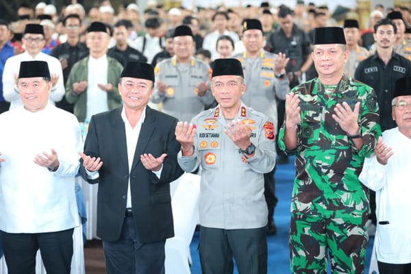 Gelar Doa Bersama, Kapolda Jabar Ajak Teladani Akhlak Nabi untuk Kedamaian Bangsa
