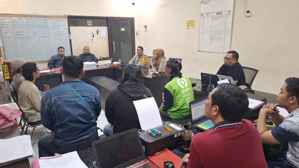 Perselisihan Jukir dan Ojol di Sukun Ditangani dengan Pendekatan Dialog