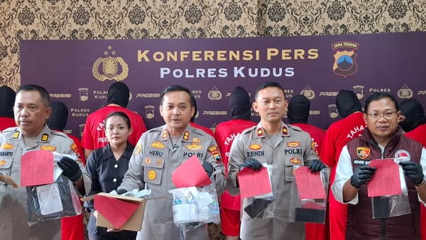 Polres Kudus Ungkap 9 Kasus Narkoba dan Amankan 11 Tersangka