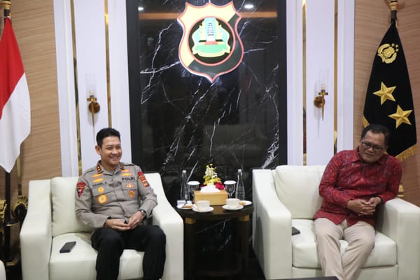 Perkuat Kerjasama, Kapolda Bali Menerima Audiensi dari BRI.