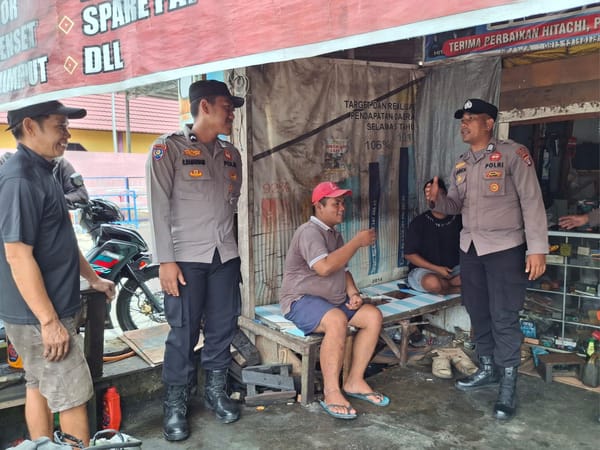 Dekatkan Diri ke Masyarakat, Ditbinmas Polda Kalteng Sampaikan Imbauan Kamtibmas