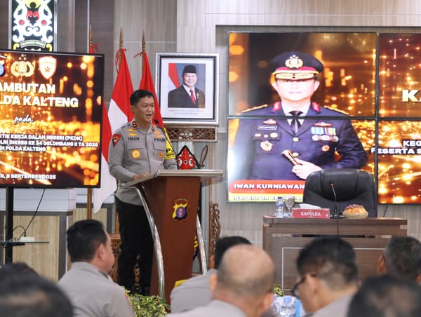 7 Serdik Sespimti PKDN Hadir di Polda Kalteng, Kapolda Minta Kontribusi Pemikiran Soal Kamtibmas