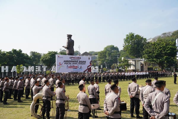 Pimpin Upacara Haornas ke-42, Wakapolda Jateng Tekankan Nilai Sportivitas