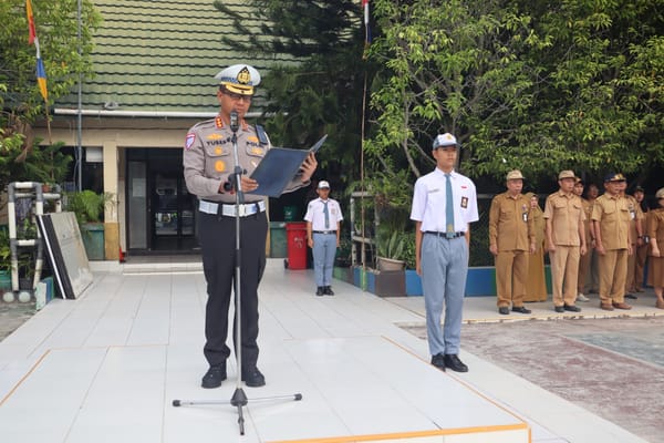 Dirlantas Polda Kalteng Ajak Pelajar SMAN 1 Palangka Raya Tertib Berlalu Lintas
