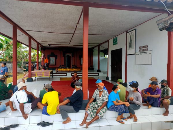 Program Jumat Curhat, Ditresnarkoba Polda Bali Sampaikan Desa Tangguh Tanpa Narkoba