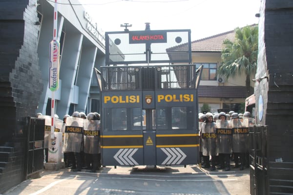 Tingkatkan Kewaspadaan, Polresta Malang Kota Adakan Sispam Mako