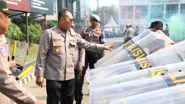 Polresta Malang Kota Laksanakan Sispam Mako untuk Antisipasi Unjuk Rasa Anarkis