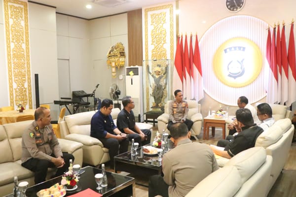 Wakapolda Bali Terima Kunjungan dari Kementerian HAM RI