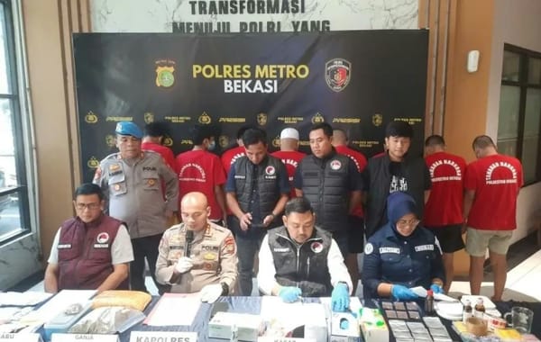 Ungkap Kasus Besar, Polres Metro Bekasi Selamatkan Ribuan Jiwa dari Bahaya Narkoba
