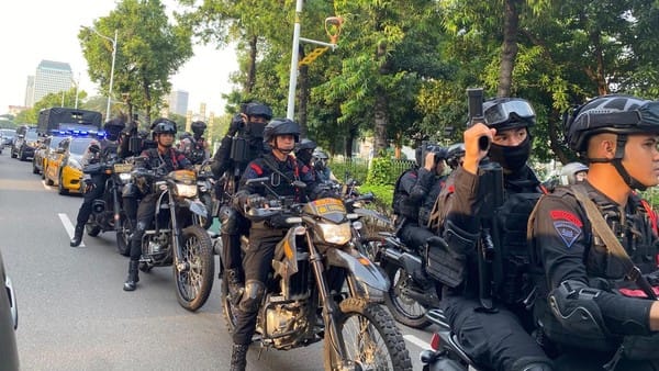 Hadirkan Rasa Aman, 184 Personel Polri Gelar Patroli Skala Besar di Jakarta