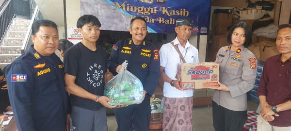 Polda Bali Laksanakan Minggu Kasih di Denpasar, Sampaikan Pesan Kamtibmas dan Layanan Kesehatan Gratis