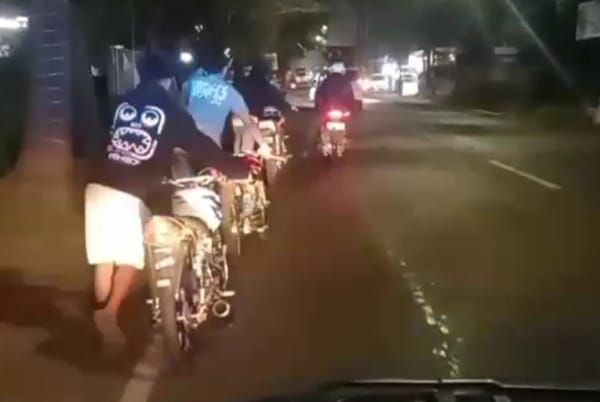 Balap Liar Di Malang Kembali Makan Korban Motor, 14 Unit Diamankan