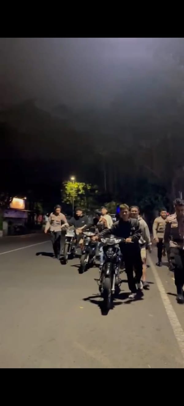 Polresta Malang Kota Tindak Balap Liar, 14 Motor Diamankan