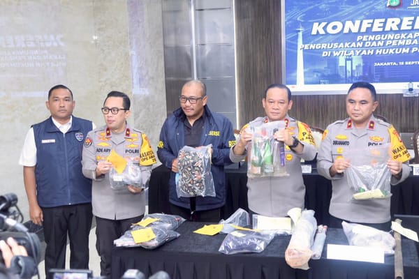 Polda Metro Tetapkan 16 Orang Jadi Tersangka Perusakan Fasilitas Umum