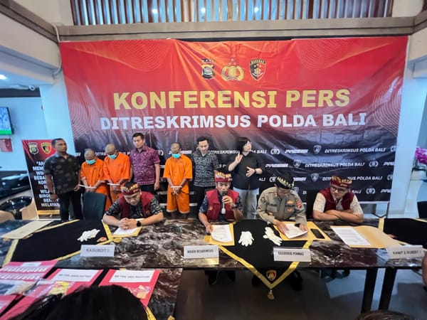 Ungkap TP Kesehatan Bidang Farmasi Polda Bali Amankan 3 Pelaku