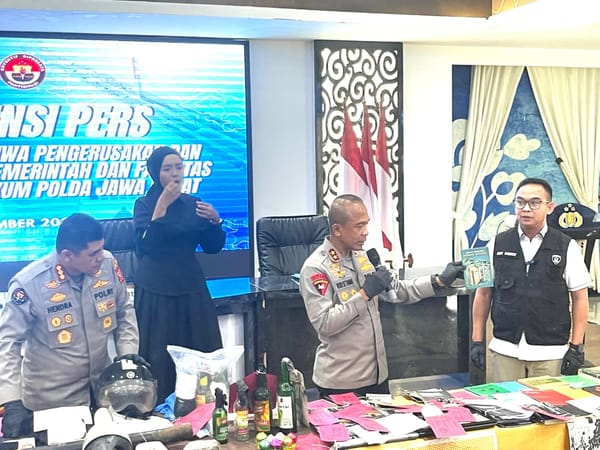 Polda Jabar Tetapkan 26 Tersangka Pembakaran Kantor Pemerintah dan Fasilitas Umum