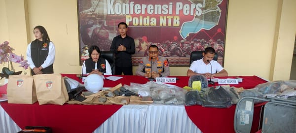 Polda NTB Tetapkan 20 Tersangka Kasus Pengerusakan dan Penjarahan Unjuk Rasa 30 Agustus