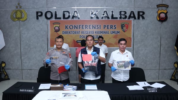 Polda Kalbar Tangkap Empat Penyusup Aksi Massa, Amankan Bom Molotov dan Sajam