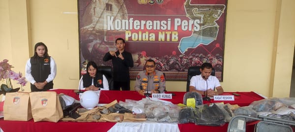 Kerusuhan Unjuk Rasa 30 Agustus, 20 Tersangka Ditangkap Polda NTB