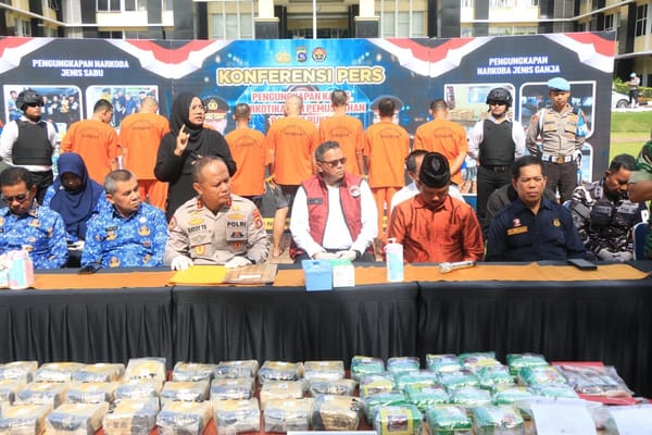 37 Kasus Narkoba Terbongkar di Sumbar, Polisi Amankan Puluhan Kilogram Sabu dan Ganja