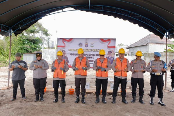 Dukung MBG, Polda Kalteng Bangun SPPG Tahap II di Langkai