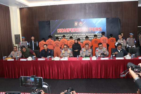 Polisi Ungkap Pelaku Perusakan dan Pembakaran Fasilitas Umum di Sumsel