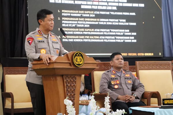 Kapolda Kalteng Tekankan Pelayanan dan Hukum Berkeadilan Saat Kunker di Polres Seruyan