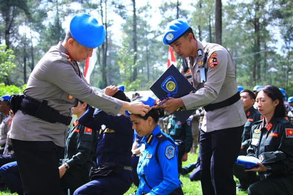 FPU 7 MINUSCA Polri Diberangkatkan ke Afrika Tengah Jalankan Misi Perdamaian